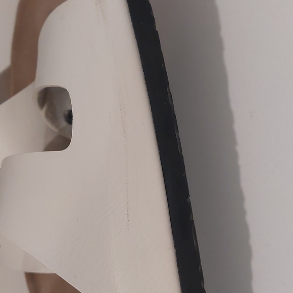 TF STAR White Birkenstock Style Sandals with Buckles - Picture 7 of 7